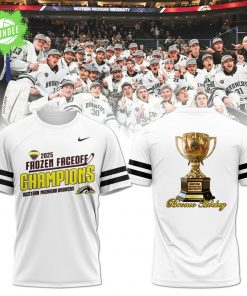 Western Michigan University Bronco Hockey The NCHC Champs Limited Edition T-Shirt – NCAA Hockey Champion Gear