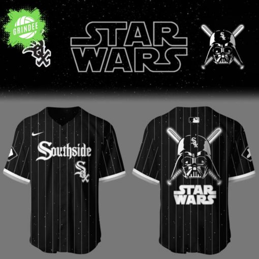 White Sox Baseball Limited “White Sox x Star Wars 2025” Black Baseball Jersey – Galactic MLB Crossover