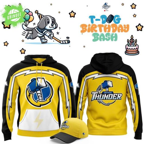 Wichita Thunder x Hockey Fights Cancer Pullover Hoodie 2025