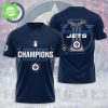 Winnipeg Jets 2025 Central Division Champions White T-Shirt