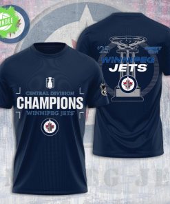 Winnipeg Jets 2025 Central Division Champions Limited Edition T-Shirt