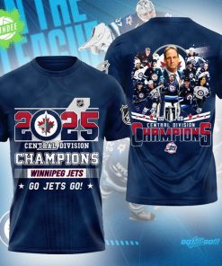 Winnipeg Jets 2025 Central Division Champions T-Shirt