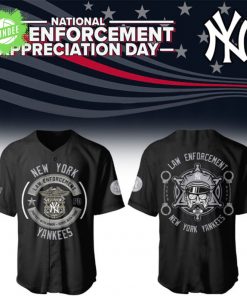 Yankees x Law Enforcement Appreciation Day 2025 Baseball Jersey – Honor Our Heroes MLB Edition