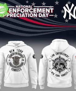 Yankees x Law Enforcement Appreciation Day 2025 Hoodie – Special Support Our Officers Edition