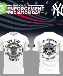 Yankees x Law Enforcement Appreciation Day 2025 T-Shirt – Police Appreciation Baseball Apparel