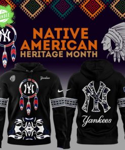 Yankees x Native American Heritage 2025 Hoodie – Cultural MLB Special Edition