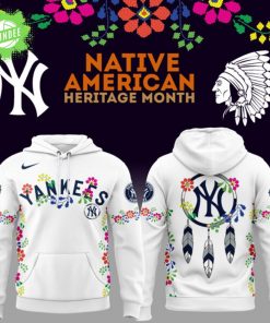 Yankees x Native American Heritage Night 2025 Hoodie – MLB Cultural Celebration Apparel