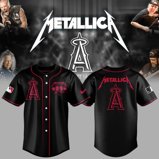Los Angeles Angels Metallica Night Baseball Jersey