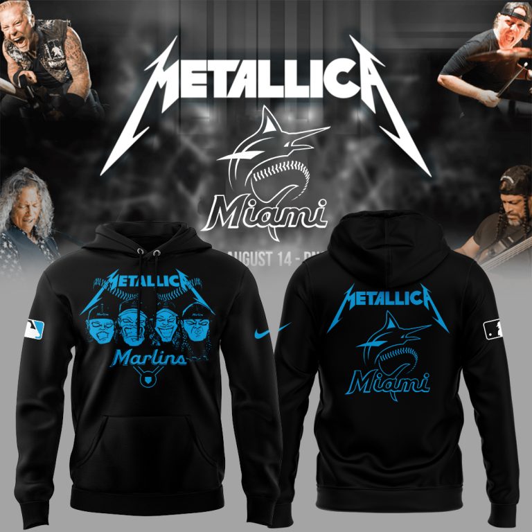 Miami Marlins Metallica Night Hoodie