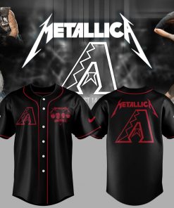 Arizona Diamondbacks Metallica Night Baseball Jersey