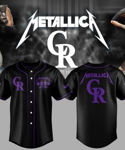 Colorado Rockies Metallica Night Baseball Jersey