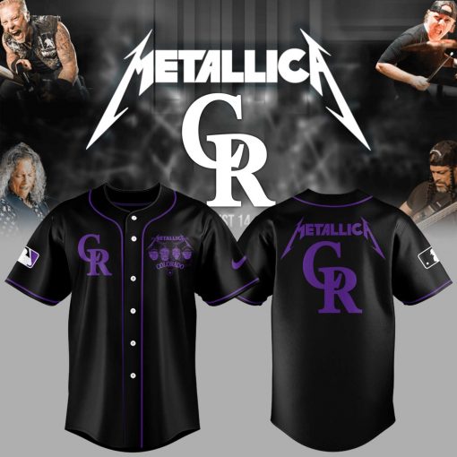 Colorado Rockies Metallica Night Baseball Jersey