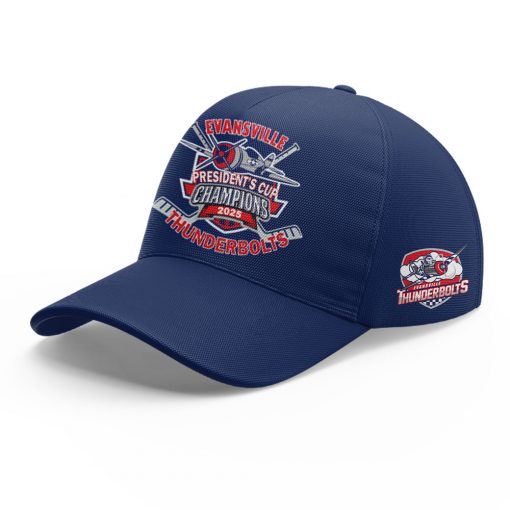 Evansville Thunderbolts President’s Cup Champion 2025 T-Shirt