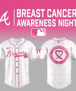 Atlanta Braves Cancer Awareness Night 2025 Baseball Jersey