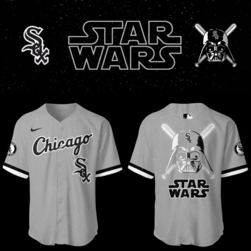 White Sox Baseball Limited “White Sox x Star Wars 2025” Grey Baseball Jersey – Exclusive Star Wars Edition