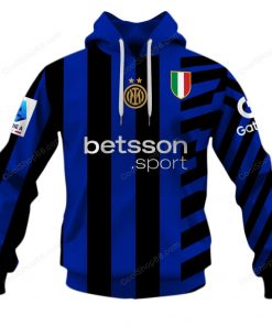 Inter Milan Home Jersey Style Hoodie