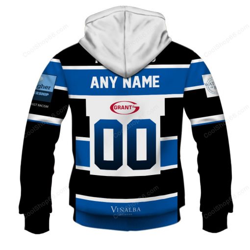 Bath Rugby Gallagher Premiership Home Jersey Style Hoodie
