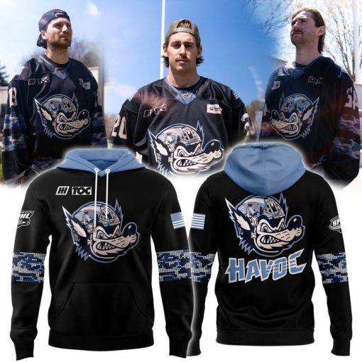 Havoc x Military Night Hoodie 2025 Limited Edition – Tribute NHL Hoodie