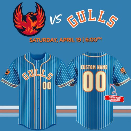 San Diego Gulls Appreciation Night Baseball Jersey 2025 – Limited Edition MLB Gear