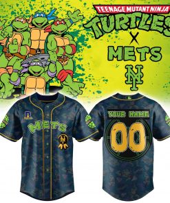 New York Mets Turtle Powered RI Comic Baseball Jersey – TMNT x MLB Collaboration