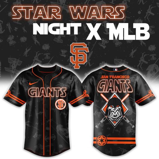 San Francisco Giants x Star Wars Night 2025 Baseball Jersey – Exclusive Galactic Baseball Jersey