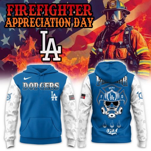 Los Angeles Dodgers Firefighter Appreciation Day 2025 Hoodie