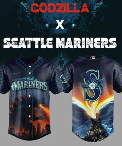 Seattle Mariners Godzilla Combo Jersey