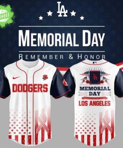 2025 Memorial Day Los Angeles Dodgers Patriotic Jersey