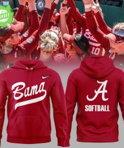 Alabama Softball Red Hoodie 2025 – Crimson Tide Fan Edition