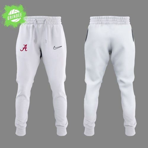 Alabama Softball White Hoodie 2025 – Women’s Sports Supporter Gear