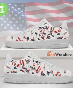 America V2 – American Flag – Independence Day AF1 Shoes