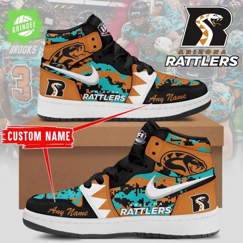Arizona Rattlers Military Nights AJ1 Shoes 2025 – Custom Patriotic Sneaker Edition