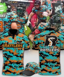 Arizona Rattlers Military Nights Polo Shirt 2025 – Indoor Football Tribute Apparel