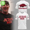 Arkansas x Jesus Won 2025 Black T-Shirt – Christian Faith Limited Edition Tee