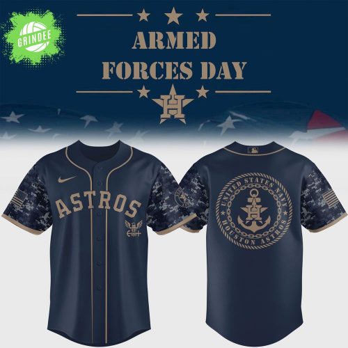 Armed Forces Day 2025 Houston Astros Patriotic Baseball Jersey