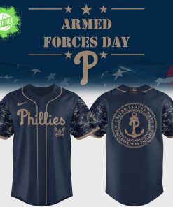 Armed Forces Day 2025 Philadelphia Phillies Patriotic Baseball Jersey