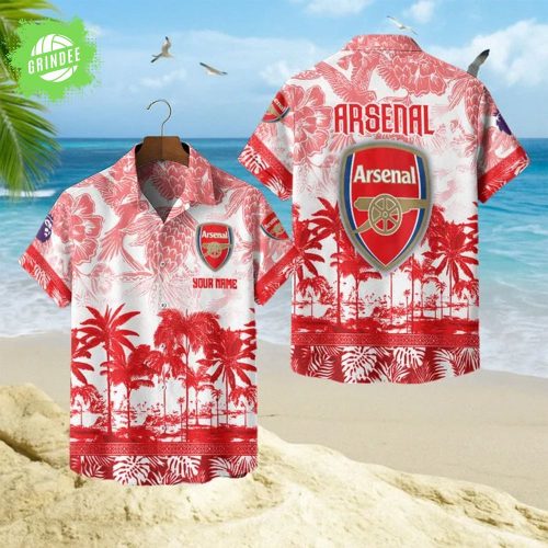 Arsenal Football Club Hawaiian Style Summer Shirt