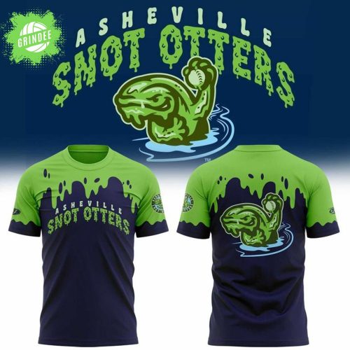Asheville Tourists Snot Otters Replica T-Shirt – Mascot Baseball Tee
