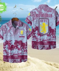 Aston Villa FC Hawaiian Style Tropical Shirt