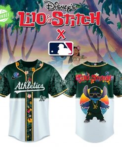 Athletics MLB x Lilo & Stitch Jersey