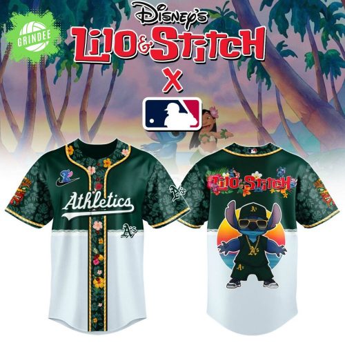 Athletics MLB x Lilo & Stitch Jersey