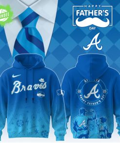 Atlanta Braves 2025 Father’s Day Hoodie – Limited MLB Sweatshirt
