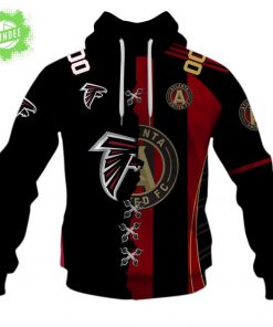 Atlanta United FC x Atlanta Falcons Special Hoodie (MLS x NFL Sports Crossover)