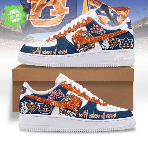Auburn Tigers AF1 Sneakers – Custom College Fan Shoes
