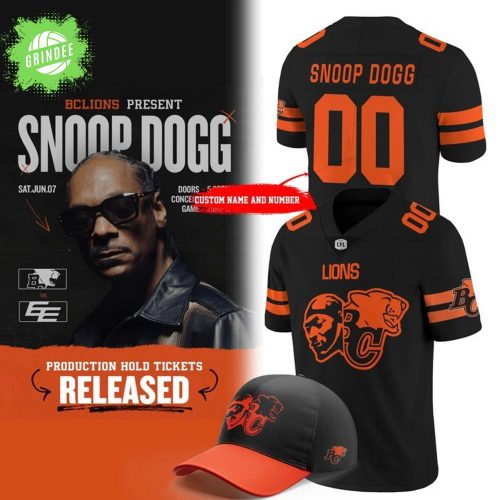 BC LIONS x 2025 Snoop Dogg Concert Football Jersey
