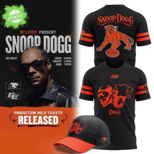 BC LIONS x 2025 Snoop Dogg Concert T-shirt