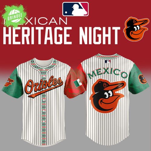 Baltimore Orioles 2025 Mexican Heritage Night Striped Combo Jersey