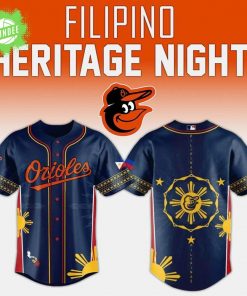 Baltimore Orioles Filipino Heritage Night 2025 Jersey – Celebration Edition