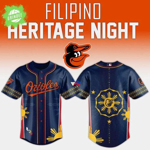 Baltimore Orioles Filipino Heritage Night 2025 Jersey – Celebration Edition