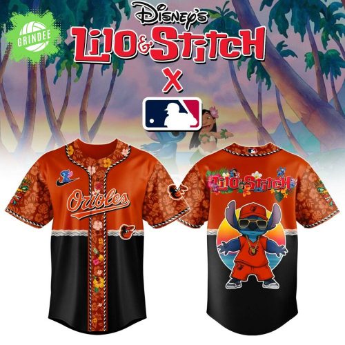 Baltimore Orioles MLB x Lilo & Stitch Jersey